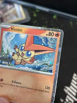 Pokemon BW Promo Victini Black Bolt Stamped Holo Swirl 012/086 NM Pack Fresh - Image 2