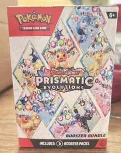 Pokemon TCG Prismatic Evolutions Booster Bundle 6 Packs English Age 6+ - Image 1