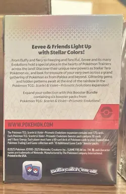 Pokemon TCG Prismatic Evolutions Booster Bundle 6 Packs English Age 6+ - Image 2