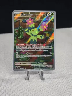 2025 Pokemon Journey Together MARACTUS 160/159 Illustration Rare - Image 1