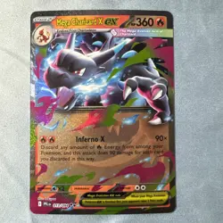 Mega Charizard X ex 013/094 Phantasmal Flames Double Rare English Pokemon Card - Image 1