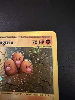Pokemon Card Dugtrio 10/165 Expedition Base Set Holo Rare SWIRL - Image 4