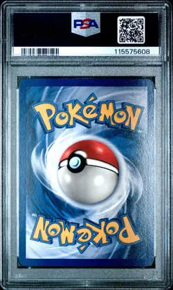 1999 POKEMON MOLTRES HOLO RARE 12/62 BASE SET FOSSIL PSA 8 - Image 2