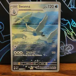 Pokemon TCG Swanna SV: White Flare 110/086 Reverse Holo Rare Stage 1 HP120 - Image 1