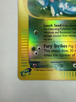 Pokemon Venusaur 067/165 Expedition Base Set Reverse Holo Rare 100 HP English - Image 3
