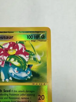 Pokemon Venusaur 067/165 Expedition Base Set Reverse Holo Rare 100 HP English - Image 5