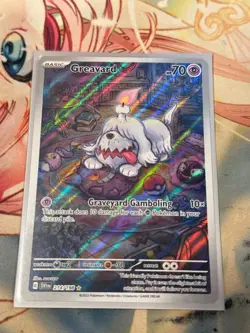 Pokemon Greavard 214/198 Illustration Rare - Image 1