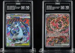 TAG 10 Mega Charizard X EX 023 & Oricorio EX 024 2025 Pokemon Promo - Image 1