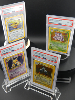1999 POKEMON GAME ALAKAZAM/MAGNETON/NIDOKING/PIDGEOT(2000) HOLO PSA GRADED! - Image 1