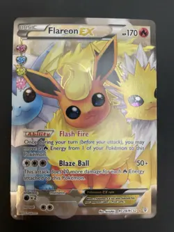 Pokemon TCG Flareon EX (Full Art) #RC28/RC32 Generations: Radiant Collection - Image 2