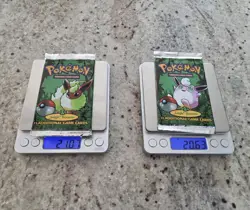 Pokemon Jungle - Sealed 3 Pack Art Set - 21.07g / 21.00g / 21.00g - Vintage - Image 3