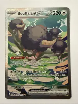 Pokemon Bouffalant ex Rare Foil 170/086 WHI EN EX 220 HP Basic Card - Image 1