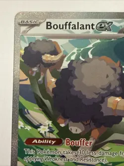 Pokemon Bouffalant ex Rare Foil 170/086 WHI EN EX 220 HP Basic Card - Image 2
