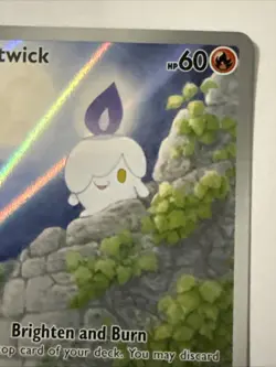 Litwick 101/086 Sv: White Flare Illustration Rare Full Art Holo 60 HP Pokemon T… - Image 3
