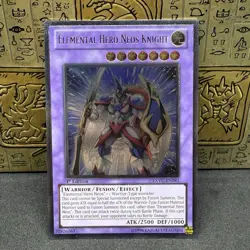 Yugioh Elemental Hero Neos Knight EXVC-EN093 Ultimate Rare 1st Edition NM - Image 1