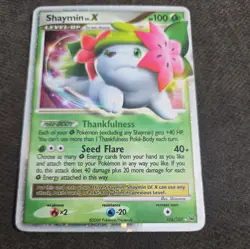 Pokemon Platinum Shaymin Level X Card 126/127 Land Forme - Image 2