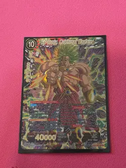 Dragon Ball Super Masters SS Broly Cutthroat Warfare Fearsome Rivals SCR Card - Image 1