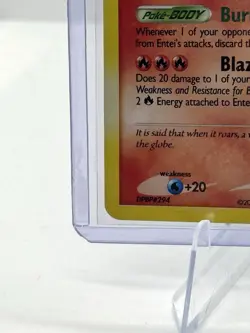 Entei Holo Rare - 4/132 Pokemon Secret Wonders Cracked Ice Deck Exclusive - Image 5