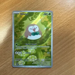 Rowlet 090/088 Holo Illustration Rare Perfect Order Pokemon Near Mint - Image 1