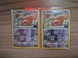 Bidoof Peelable Ditto 059/078 HOLO REVERSE HOLO Common Pokemon GO LP (2) - Image 1