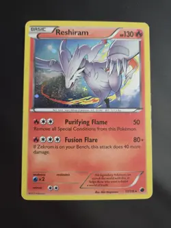 Reshiram 17/116 Plasma Freeze Holo Pokemon TCG LP 2013 - Image 1