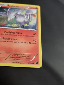 Reshiram 17/116 Plasma Freeze Holo Pokemon TCG LP 2013 - Image 3