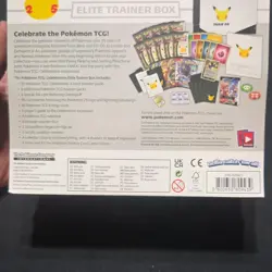 Pokemon TCG Celebrations Elite Trainer Box English Pikachu Greninja MPN 290-809… - Image 2