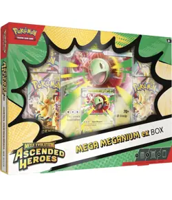 Pokemon TCG: Mega Evolution Ascended Heroes - Mega Meganium ex Box NEW - Image 1