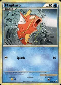 Magikarp Common Call of Legends 61/95 Water Pokemon Card - Image 1