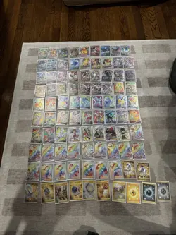Pokemon Evolving Skies 91 Full Art Card Lot - All Near Mint - Only 3 Doubles - Image 1