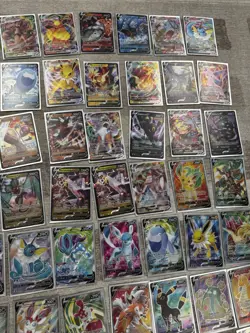 Pokemon Evolving Skies 91 Full Art Card Lot - All Near Mint - Only 3 Doubles - Image 3