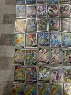 Pokemon Evolving Skies 91 Full Art Card Lot - All Near Mint - Only 3 Doubles - Image 4