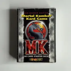 Mortal Kombat Kard Game Red Border Edition 60 Card Starter Deck TCG Sealed New - Image 1