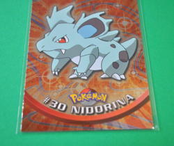 Pokemon Topps Holo #30 Nidorina TV Animation Edition Blue Logo Card - Image 3