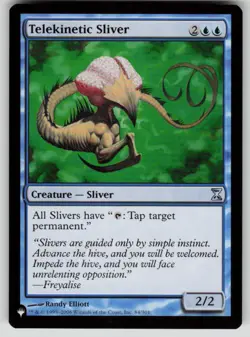 Telekinetic Sliver Uncommon The List Reprints 84/301 MTG Near Mint 2020 - Image 1