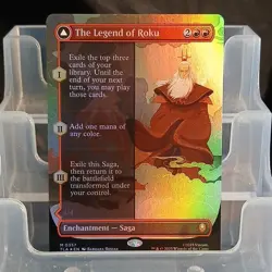 Magic: The Gathering The Legend of Roku Red Saga Mythic Foil Transforming 0357 - Image 1