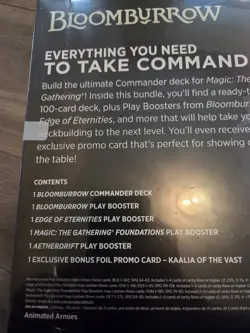 Magic The Gathering Bloomburrow Animated Army Commander Kit Sealed Kaalia - Image 2