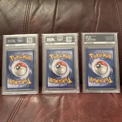 2002 POKEMON LEGENDARY COLLECTION GEODUDE,GRAVELER,GOLEM REVERSE FOIL PSA 10 - Image 4