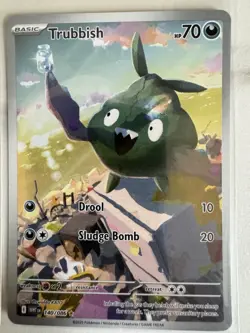 Trubbish - 140/086 WHT SV: White Flare NM - Pokemon TCG - Image 1