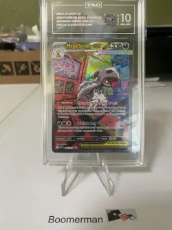 TAG 10 - Rank#5 Pokemon Ascended Heroes Mega Scrafty EX SIR Holo #285/217 - Image 1