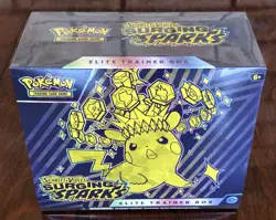 Pokemon Scarlet & Violet Surging Sparks Elite Trainer Box ETB - Sealed w Holder - Image 1