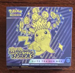 Pokemon Scarlet & Violet Surging Sparks Elite Trainer Box ETB - Sealed w Holder - Image 5