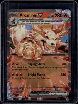 Pokemon SV01: Scarlet & Violet Base Set #032/198 Arcanine ex Holo NM - Image 1