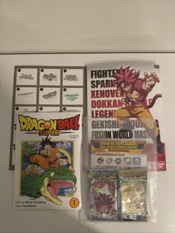 Dragon Ball Battle Hour 2026 Energy Markers Card Set Bundle Comic Map Stickers - Image 1