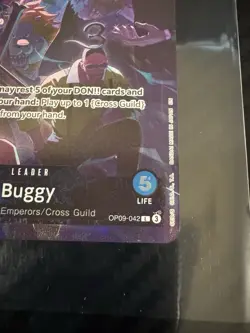 Buggy (Eng Ver. 2nd Anniversary Set) OP09-042 One Piece Promotion Card NM - Image 2
