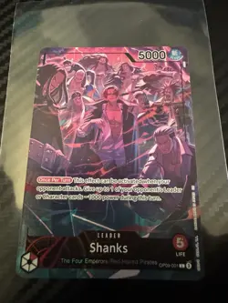 Shanks (English Version 2nd Anniversary Set) OP09-001 One Piece Promotion Cards - Image 1