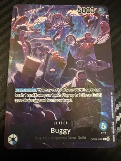 Buggy (Eng Ver. 2nd Anniversary Set) OP09-042 One Piece Promotion Card NM - Image 1