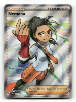 Nemona 229/091 - Paldean Fates - Pokemon Card NM/M - Image 1