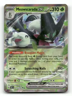Meowscarada ex 015/193 - Paldea Evolved - Pokemon Card NM/M - Image 1