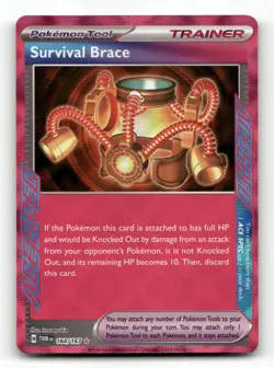Survival Brace 164/167 - Twilight Masquerade - Pokemon Card NM/M - Image 1